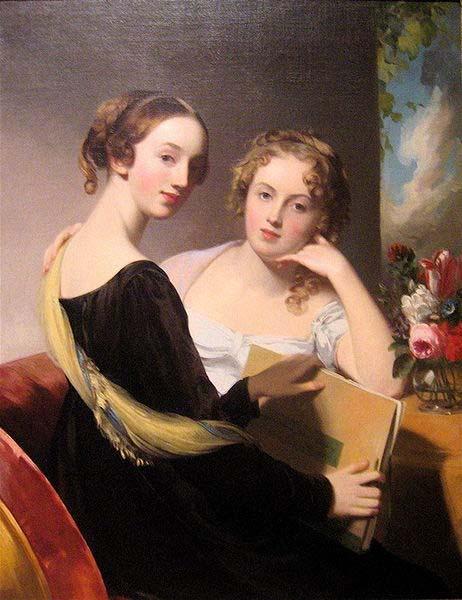 Thomas Sully Portrait of the Misses Mary and Emily McEuen oil painting picture